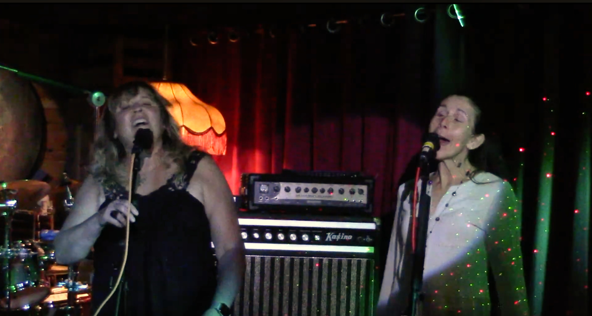 Teri and Linda in harmony